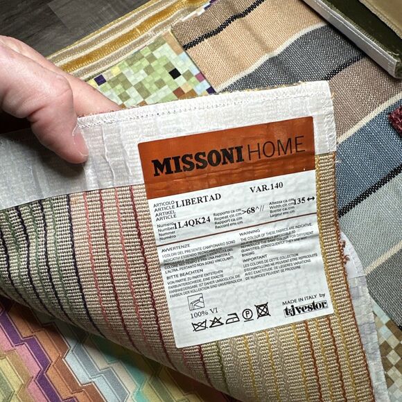 Missoni Home Hanging Fabric Sample - Picture 13 of 13